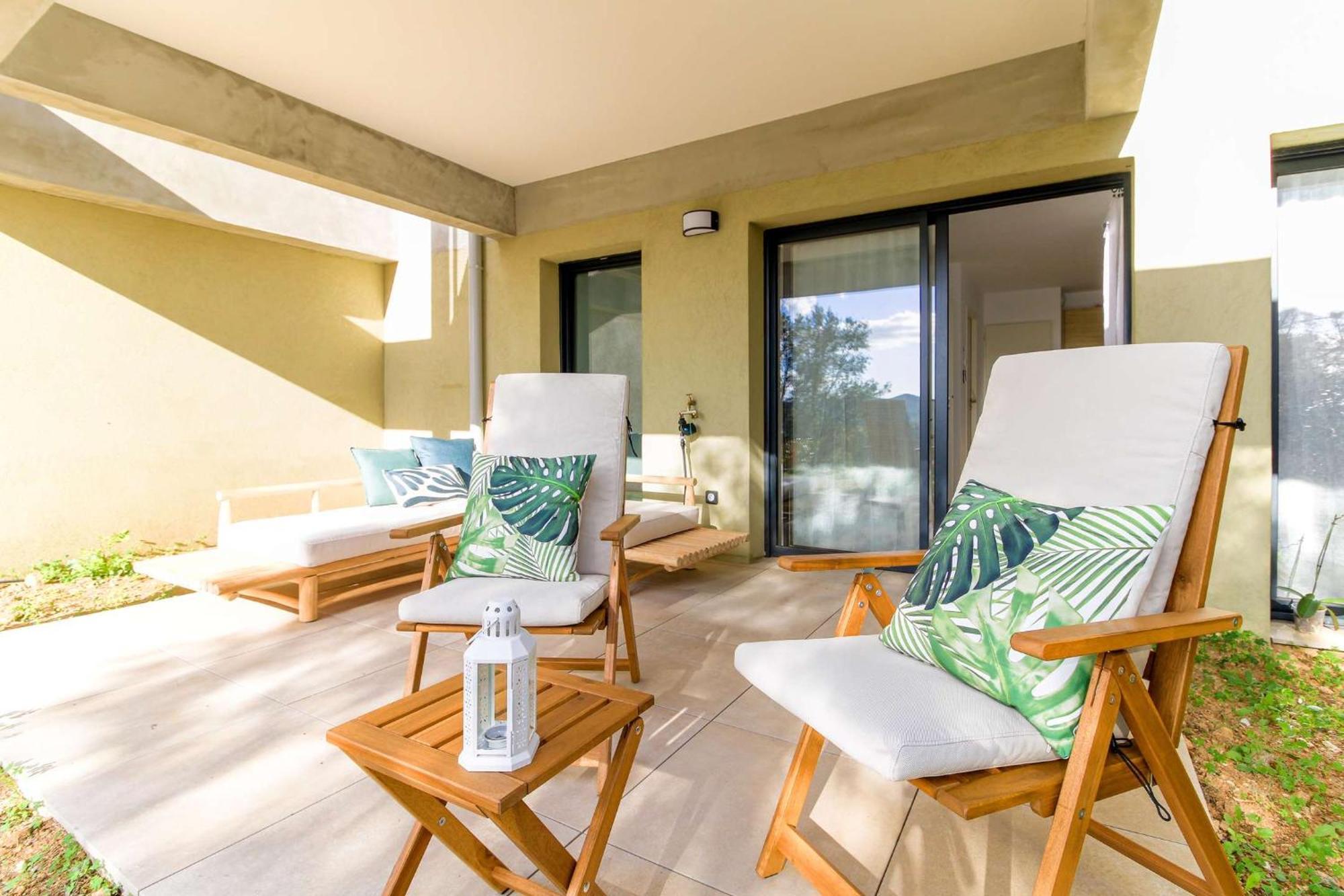 Select'Sohome - Joli Appartement Avec Jardin Privatif Et Parking - Capnat-F08 Борм-ле-Мімоза Екстер'єр фото